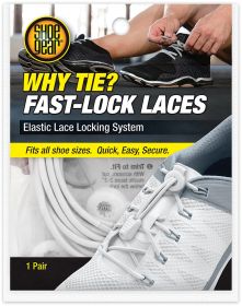 WHY TIE FAST LOCK LACES WHITE WHY TIE FAST LOCK LACES WHITE