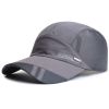 Breathable Sun Protection Baseball Cap for Men's Outdoor Fishing - Spring/Summer - Dark Gray - Adjustable (56-60cm)