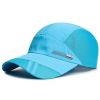 Breathable Sun Protection Baseball Cap for Men's Outdoor Fishing - Spring/Summer - Sky Blue - Adjustable (56-60cm)