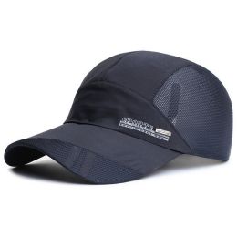 Breathable Sun Protection Baseball Cap for Men's Outdoor Fishing - Spring/Summer - Navy Blue - Adjustable (56-60cm)