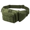 Tactical Waist Pack Nylon Bodypack Hiking Phone Pouch Outdoor Sports Army Military Hunting Climbing Camping Belt Cs Airsoft Bags - Green