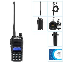 BaoFeng UV-82 Walkie Talkie Dual Band Two-Way Radio 136-174MHz VHF & 400-520MHz UHF  - Black