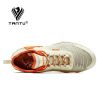 TANTU Mesh+Suede New Arrival Climbing Hunting Shoes Camping Breathable Hiking Men Shoes Non-Slip Outdoor Plus Size 39~46 - Beige Orange - 42