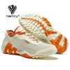 TANTU Mesh+Suede New Arrival Climbing Hunting Shoes Camping Breathable Hiking Men Shoes Non-Slip Outdoor Plus Size 39~46 - Beige Orange - 46