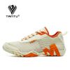 TANTU Mesh+Suede New Arrival Climbing Hunting Shoes Camping Breathable Hiking Men Shoes Non-Slip Outdoor Plus Size 39~46 - Beige Orange - 40