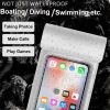 Waterproof Cell Phone Pouch; Universal Mobile Phone Dry Bag For Beach Pool Fishing Hiking - Golden - 6.5 Inch