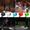 Headlights for croc;  2Pcs croc lights for shoes;  light up croc charms for Dog Walking;  Handy Camping; Waterproof; 3 Modes croc lights - black