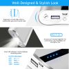 12000mAh Portable Charger with Dual USB Ports 3.1A Output Power Bank Ultra-Compact External Battery Pack - Silver