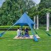 Outdoor Shades Camping Holiday Traveling Canopy - Blue - Canopy