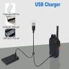 1pc Baofeng BF-888H Ham Two Way Radio; Walkie Talkie With Rechargeable Battery Headphone USB Charge Long Range 16 Channels - Black