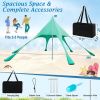 Outdoor Shades Camping Holiday Traveling Canopy - Green - Canopy